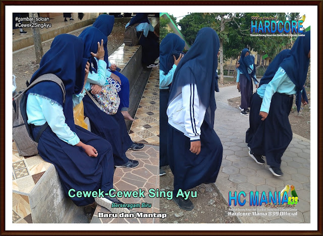 Gambar Siswa-Siswi SMA Negeri 1 Ngrambe Cover Biru - Buku Album Gambar Soloan Edisi 6