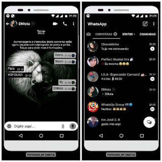 Join Telegram Channel For Latest Updates Lion Theme For YOWhatsApp & Fouad WhatsApp By Dri Mota