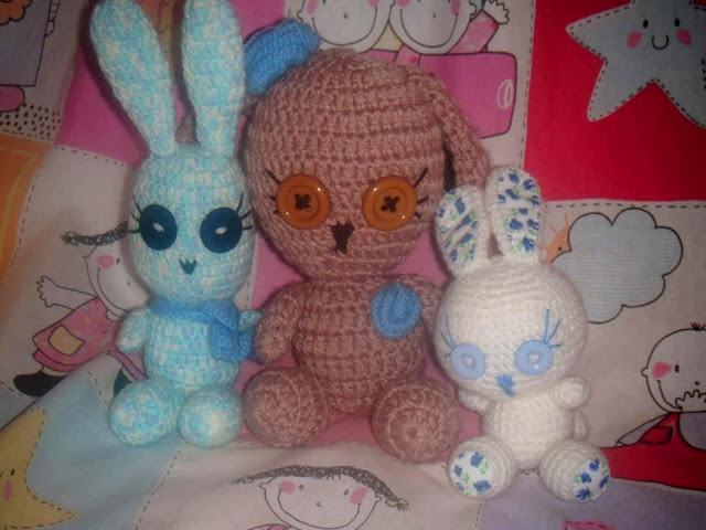 amigurumi, ganchillo, crochet, conejo, conejito