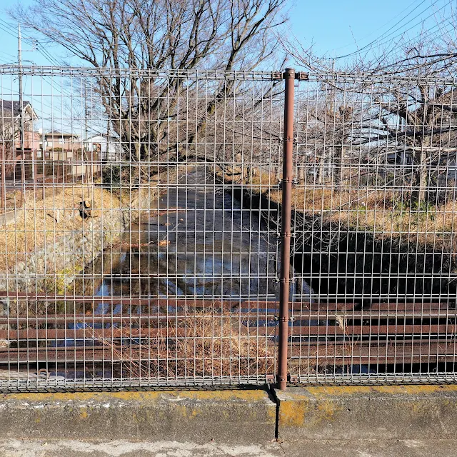 玉川上水　残堀川　立体交差