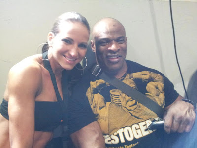 Ronnie Coleman with Frida Harvath