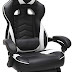 RESPAWN 110 Racing Style Gaming Chair, Reclining Ergonomic Chair with Footrest, in White (RSP-110-WHT)