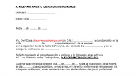 Carta Despido Baja It