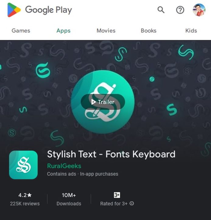 Stylish Text - Fonts Keyboard Android App Review