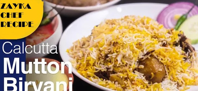 Kolkata Mutton Biryani Recipe- EID  SPECIAL BRIYANI | - ZAYKA CHEF RECIPE 