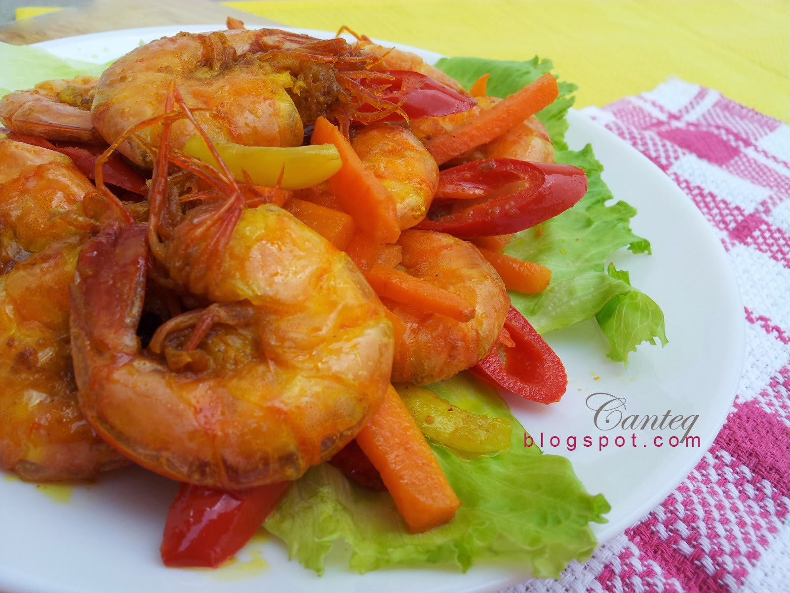 Udang Goreng Kunyit Sedapnye la ~ canteq