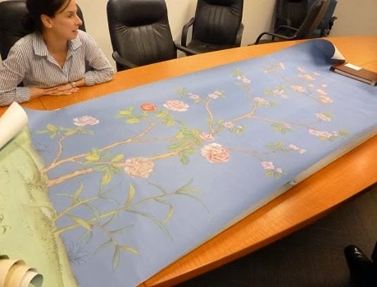 dining room- wallpaper meeting