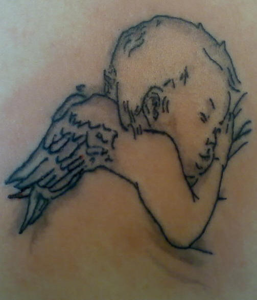 King Of Baby Angel Tattoo