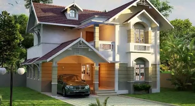 2400 Square Feet 4 Bedroom Double Floor Home Design and 3D Plan