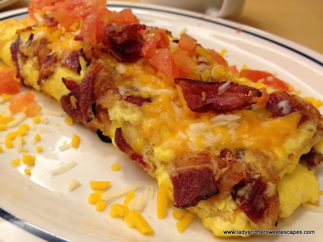 Beef Bacon Temptation Omelette