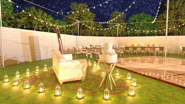 Transform Your Special Day with a Stunning Outdoor Wedding Setup from Daz Studio
