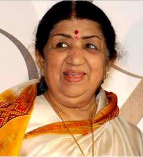 Singer Lata Mangeshkar 