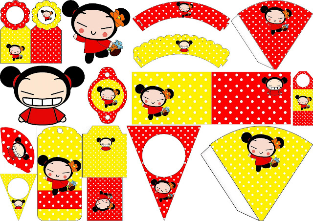 Pucca: Free Party Printables. 