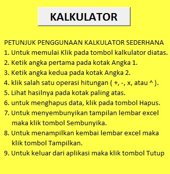 Free Download Aplikasi Kalkulator Sederhana