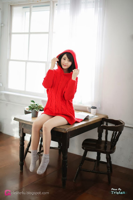 4 Bo Mi in red - very cute asian girl-girlcute4u.blogspot.com