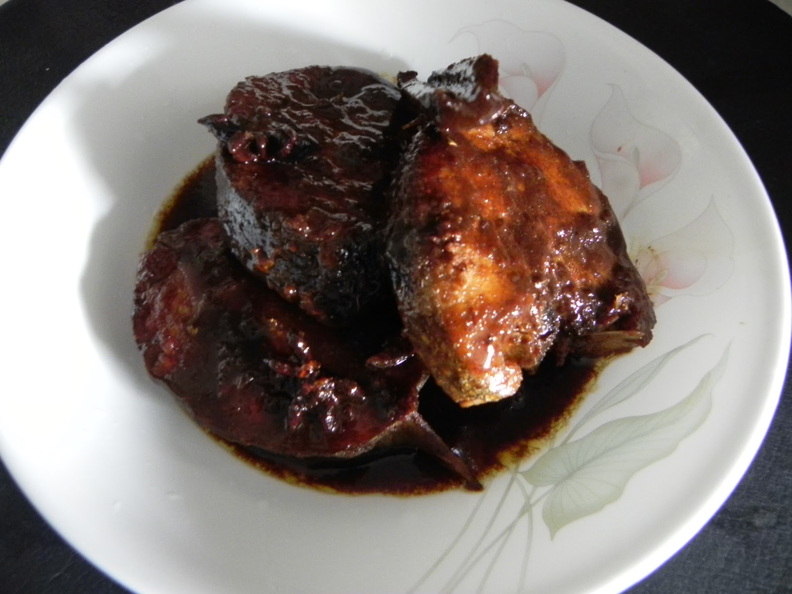  dapur  usang IKAN TONGKOL MASAK  KICAP 