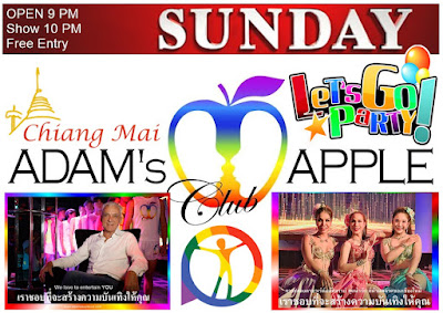 LGBT Venue Chiang Mai Adams Apple Club Thailand