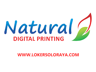 Lowongan Kerja Bulan Agustus 2022 di Natural Digital Printing Penempatan Solo & Jakarta
