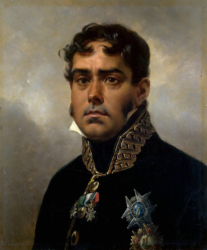 Portrait of General Pablo Morillo by Horace Vernet - Portrait Paintings from Hermitage Museum