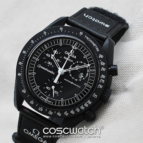 Swatch - Mission To Moonphase Black  'Snoopy' (New in Box)