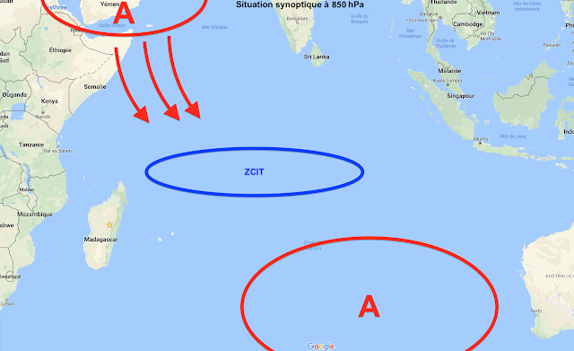 Situation synoptique idéale formation cyclone