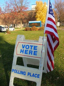 Central Middle School in Plymouth on Election Day morning. (Photo: North Star Liberty)