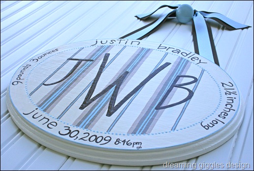 large oval JBW