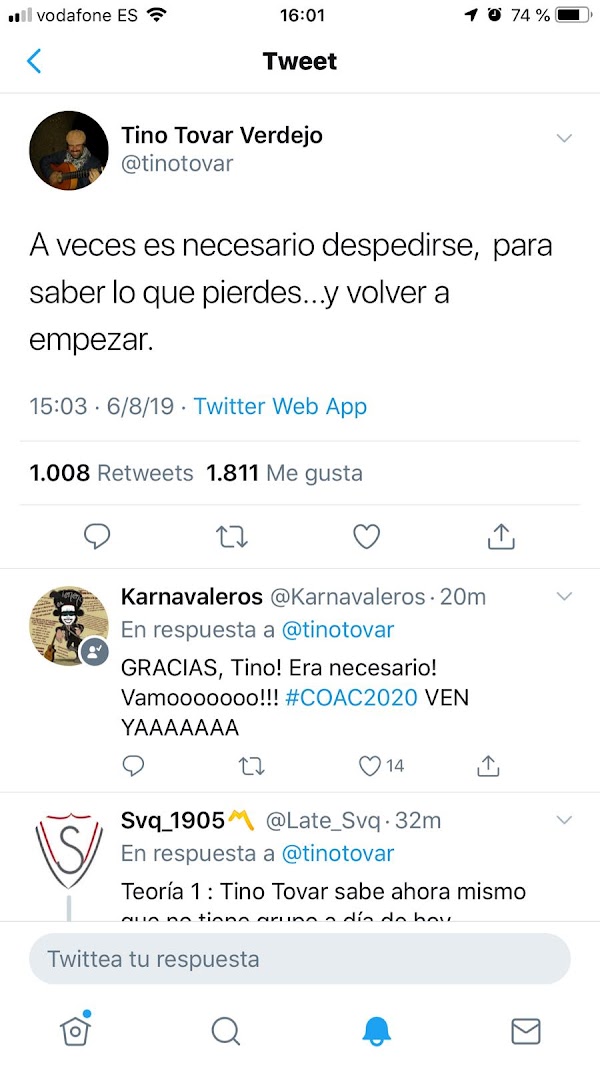 Constantino Tovar vuelve en el 2020