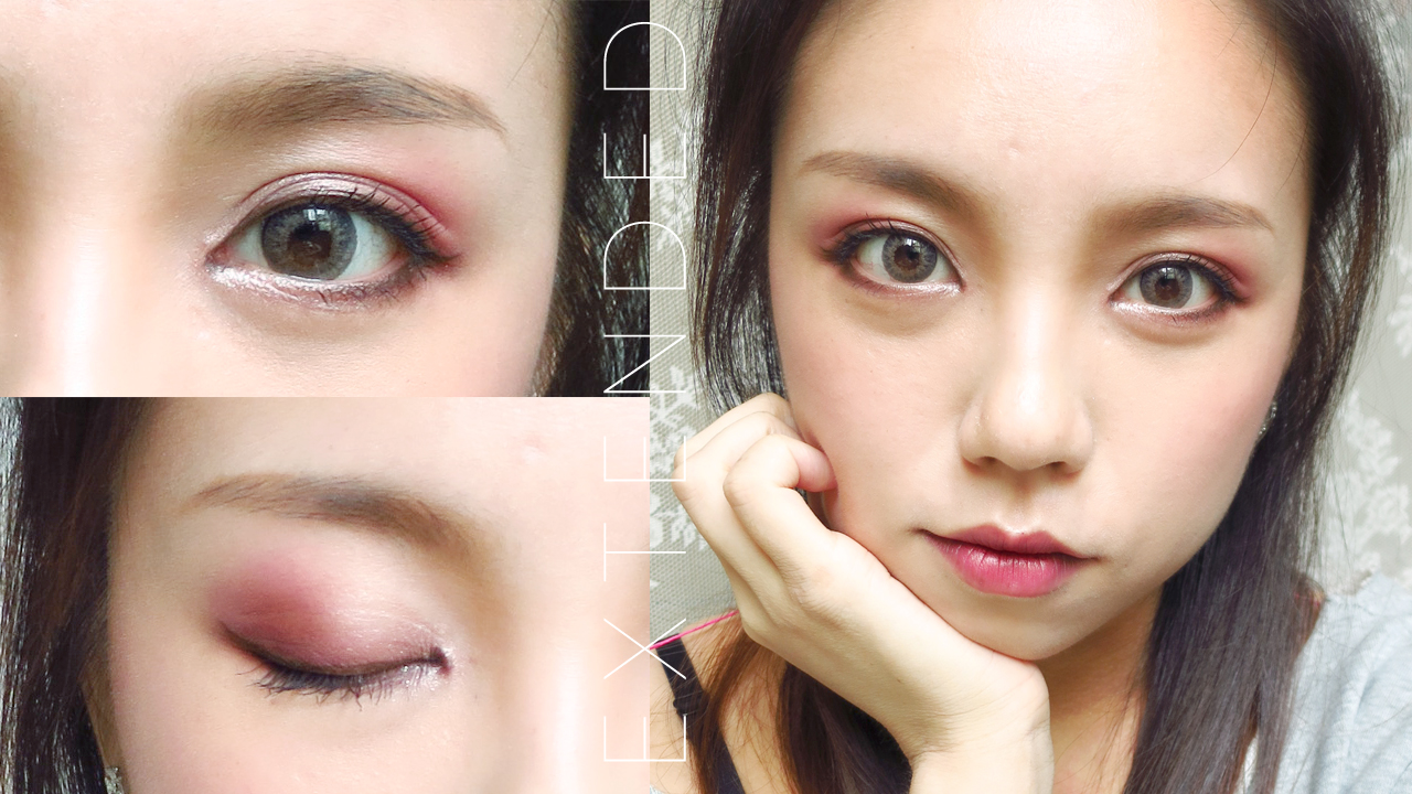 Burgundy Smokey Eye Tutorial For Asian Eyes MADOKEKI Makeup