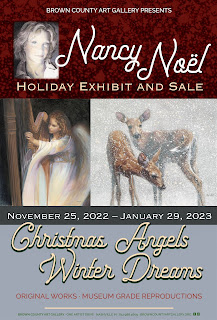 Nancy Noel: Christmas Angels, Winter Dreams Exhibit at Brown County Art Gallery in Nashville