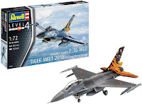Revell 1/72 LOCKHEED MARTIN F-16 MLU TIGER MEET 2018 31st Sqn. Kleine Brogel (03860) Color Guide & Paint Conversion Chart