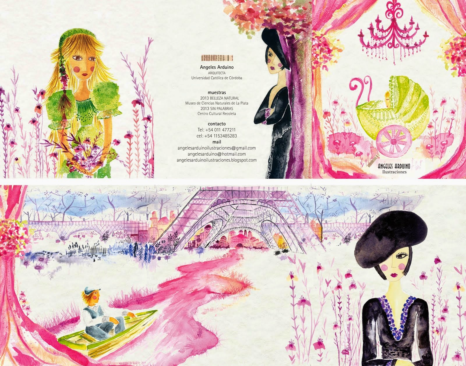 Triptico para Feria del Libro 2014