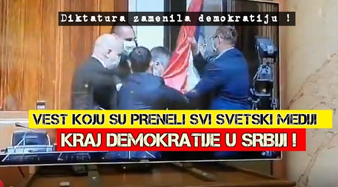 Diktatorski režim počeo sa nasilinim izbacivanjem narodnih poslanika opozicije iz skupštine !