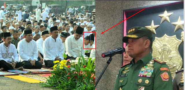 GEGER!!! Panglima TNI Jenderal Gatot Nurmantyo Di Mintai Keterangan, Terkait Khutbah Saat Sholat Ied Kemarin: "NEGERI INI PENUH FITNAH"