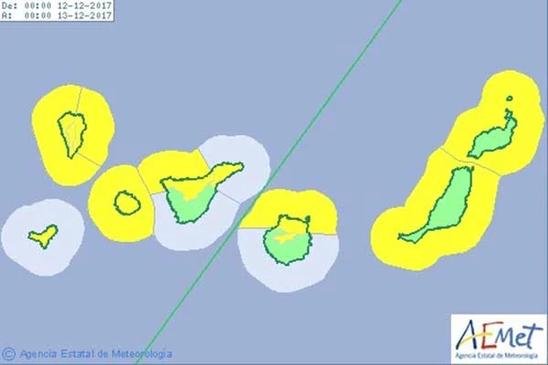 ¿Afectará la borrasca ANA a Canarias?