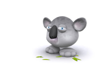 3D Koala Bear wallpaper