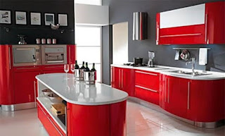 Red cabinet color