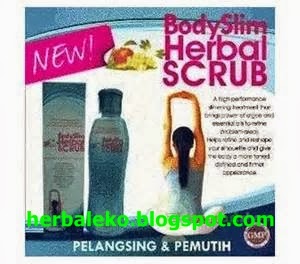 JUAL Body Slim Herbal Scrub Pelangsing  ASLI