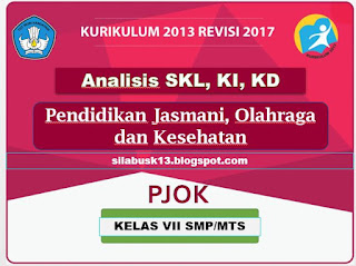  Standar  Kompetensi  Lulusan  adalah  kriteria mengenai  kualifikasi  kemampuan lulusan   Analisis SKL, KI, KD Pendidikan Jasmani, Olahraga dan Kesehatan (PJOK) Kelas VII SMP K13 Revisi 2017