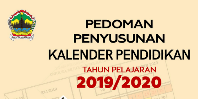 Pedoman Penyusunan Kalender Pendidikan TP. 2019/2020