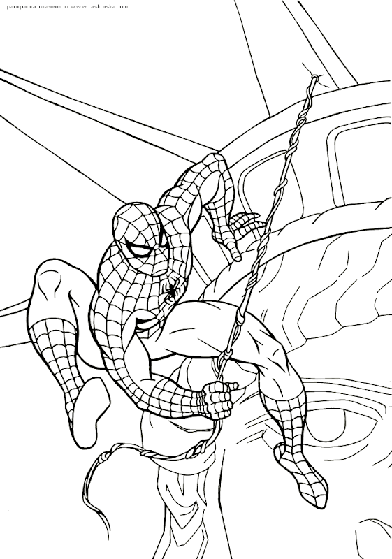 spiderman color pages print out, free printable spiderman coloring  title=