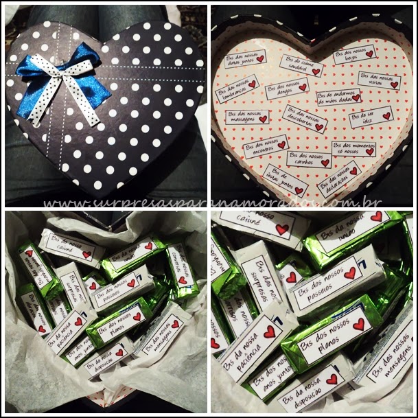 caixa chocolate para namorado