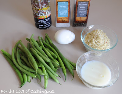 Panko Crusted Green Beans with a Soy Garlic Aioli  For 