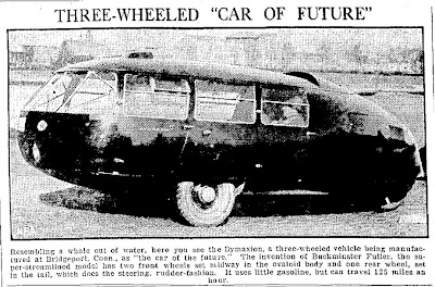 Paleofuture - Paleofuture Blog - Dymaxion "Car of the Future" (1934)