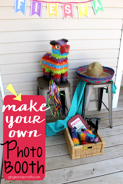 Make your own photo booth #photobooth #party 