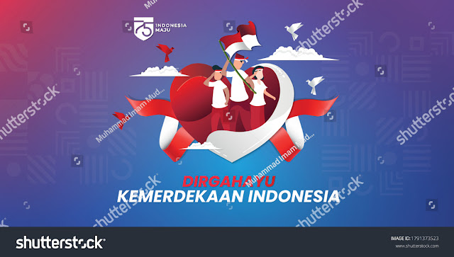 Contoh Desain  Banner  HUT Kemerdekaan  Republik Indonesia 