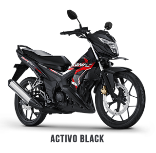 Pilihan Warna Baru Sonic 150R 2017 Activo Black Naga Mas Motor Klaten