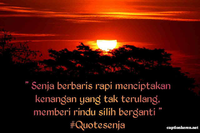 quote senja sore