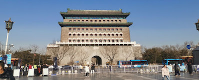 Plaza de Tiananmén. Torre Qianmen o Zhengyangmen.