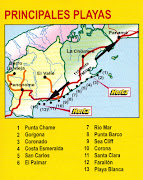 Panama Pacific beaches, some of the prettiest beaches in the world, . (map beaches)